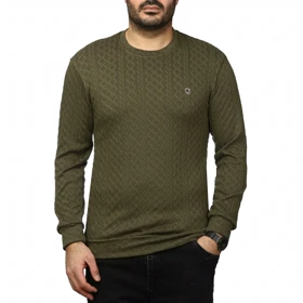 بلوز آستین بلند طرح دار مردانه سیزر مدل 15501782