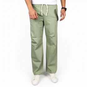 شلوار اسلش کتان دمپا ساده مردانه مدل 641596