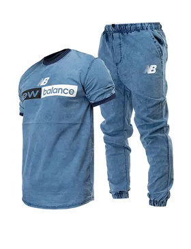 ست تیشرت و شلوار اسپرت لی New Balance