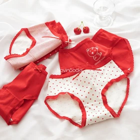 شورت خرسی قرمز (سایز L)