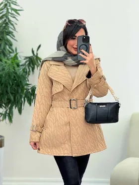 پالتو طرح دار نازلی