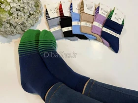 جوراب زنانه نیم ساق پنجه رینگی