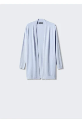 ژاکت کش باف پشمی اورجینال منگو mango