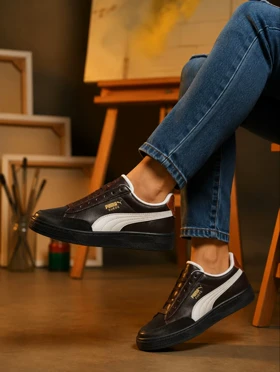 کفش اسپرت زنانه پوما Puma موکا سفید