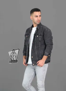 کت جین طوسی تیره DENIM