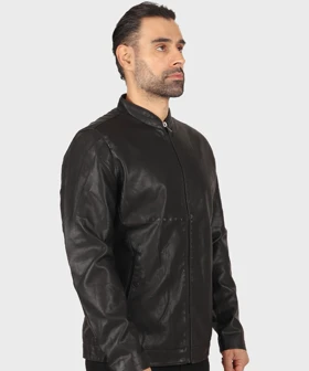 کت چرم ساده اسپرت 2513