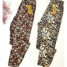 شلوار زنانه مخمل پلنگی جی وی سی