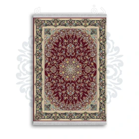 *جدید* فرشینه از جنس پارچه شانل مخمل ترک طرح فانتزی برند دفه کد 1350