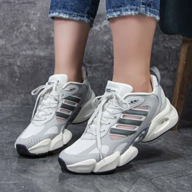 کتانی آدیداس ست مردانه زنانه اسپرت مدل climacool vento رنگ طوسی سفید