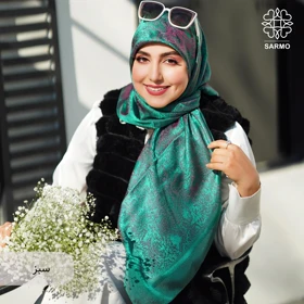 روسری ژاکارد رونا پوست ماری