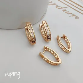 گوشواره ژوپینگ مدل حلقه‌ای طرح ورساچه ارسال رایگان