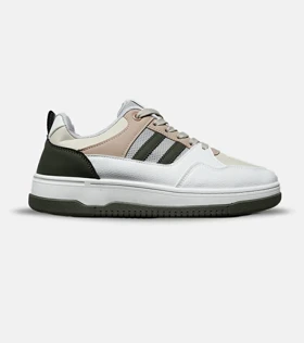 کفش کتانی مردانه سفید سبز کرم Sunny Gate مدل 8446