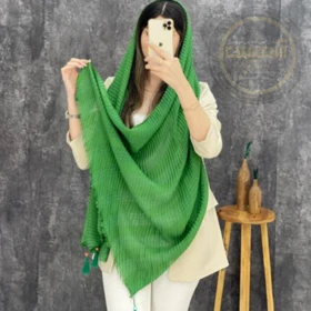 شال پلیسه حصیری