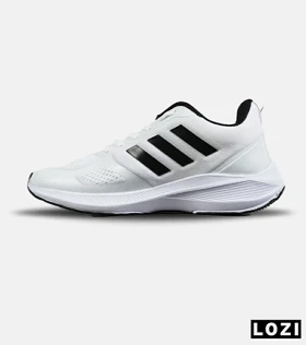 کفش کتانی مردانه و زنانه سفید مشکی ADIDAS adizero SL مدل 7634