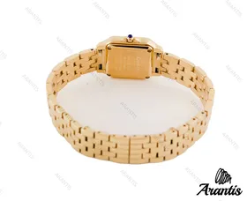ساعت کارتیه زنانه Panthere طلایی نگین‌دار سایز اسمال w-6083