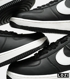 کفش مردانه و زنانه مشکی سفید NIKE AIR FORCE