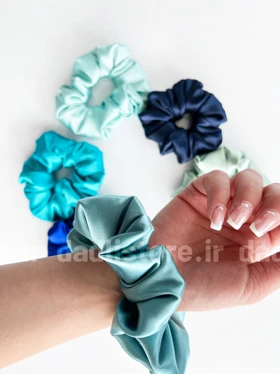 کش مو اسکرانچی ساتن ساده