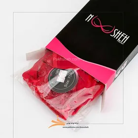 ست T-shirt مخملی قرمز برند نوشه پوش