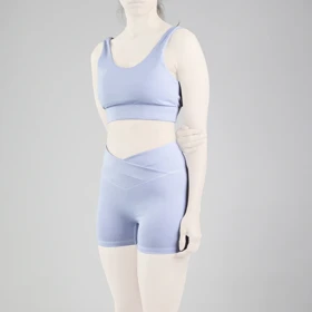 ست نیم‌تنه و کشاله بند ورزشی زنانه لولولمون مدل 5665 یاسی