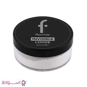 پودر بیک فلورمار بی رنگ مدل invisible loose وزن 18 گرم