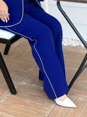 شلوار زنانه مدل نیلا خطدار