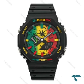 کاسیو جیشاک مردانه GA2100 مشکی صفحه رنگی GShock-8387-G