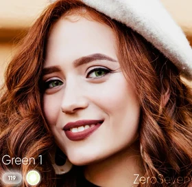 لنز رنگی فصلی زیروسون Zero Seven (Green 1)