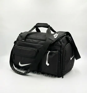 ساک ورزشی نایکی (Nike) 069 مشکی ضد آب و جاکفشی دار (سایز بزرگ)