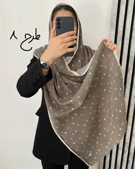 شال پلیسه برشکا طرحدار وارداتی 4062