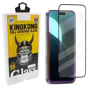 گلس تمام پوشش گوشی آیفون 15 پرومکس موکوسون KINGKONG