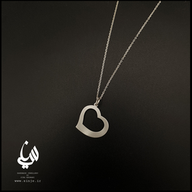 گردنبند قلب مدل 1 نقره برند سینجه