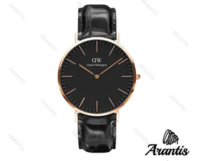 ساعت دنیل ولینگتون مردانه بند چرم مشکی m-4553