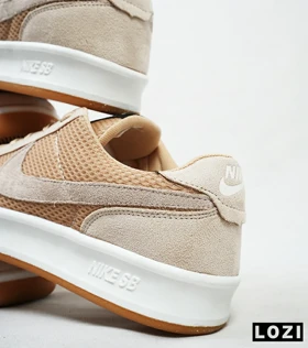 کفش کتانی زنانه و مردانه کرم قهوه ای NIKE SB