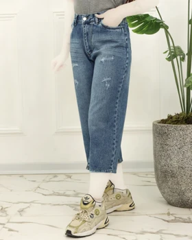 شلوار جین واید لگ زنانه 0937