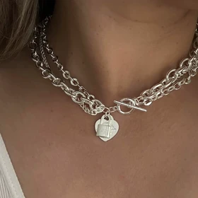 گردنبند زنانه سه لاین تیفانی کد 609