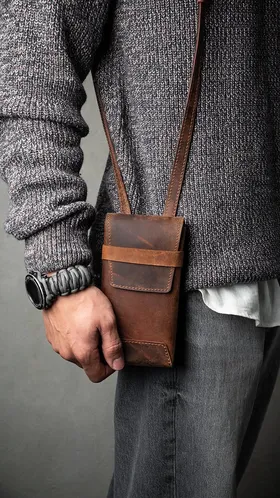 کیف با چرم طبیعی
