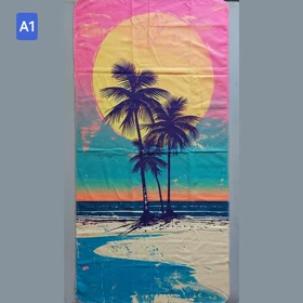 حوله ساحلی سایز بزرگ 75 در 150 سانت