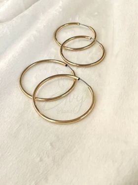 گوشواره حلقه‌ای ساده