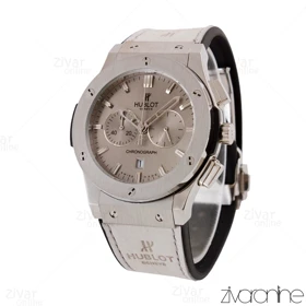 ساعت هابلوت مردانه کلاسیک فیوژن سه موتوره طوسی نقره ای 104943