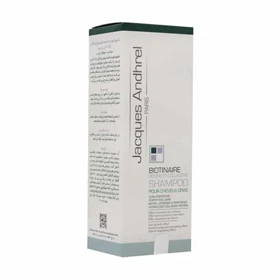 شامپو تقویت کننده بیوتین و کلاژن موهای چرب ژاک آندرل پاریس 200 میل