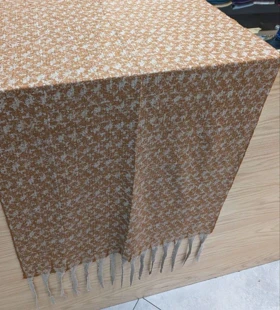 شال پاییزه موهر حوله‌ای برفکی 20508