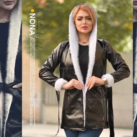 شنل چرم خز