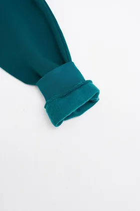 سویشرت سبز بنزینی مهره دوزی شده مردانه M3573