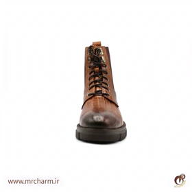 بوت بندی بلند چرم مردانه mrc117-02