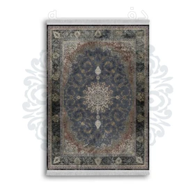*جدید* فرشینه از جنس پارچه شانل مخمل ترک طرح فانتزی برند دفه کد 983