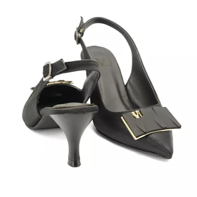 کفش مجلسی زنانه پاشنه‌دار 5 سانت مدل 400933 _ sandal valentino