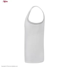 زیرپوش رکابی پسرانه برهان تن پوش سفید کد 1012 بسته 12 عددی