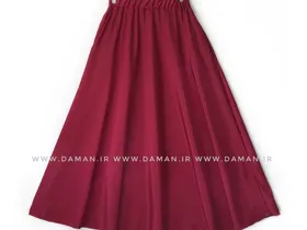 دامن کلوش زرشکی قد 95