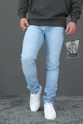 شلوار جین اسلیم آبی روشن TOMMY