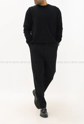 بلوز بافت یقه گرد مردانه کد20000038